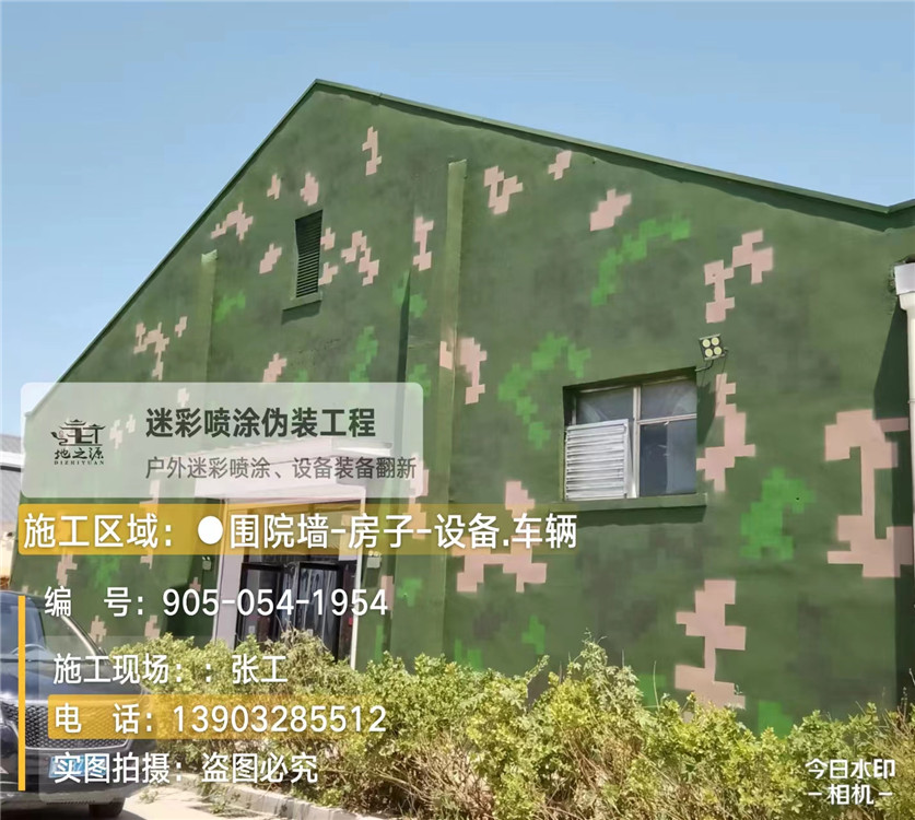 宁河外墙数码迷彩漆施工报价清单（100㎡标准墙面测算）